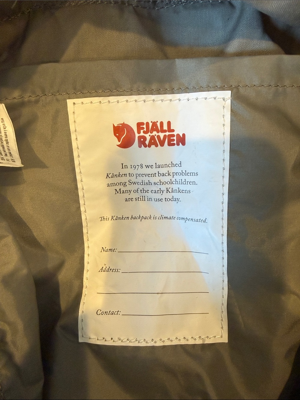 fjallraven kånken mini backpack - Picture 4 of 7